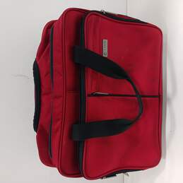 Chaps Red Luggage Bag
