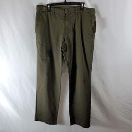 Mills Supply Men's Green Chino Pants SZ 36 NWT