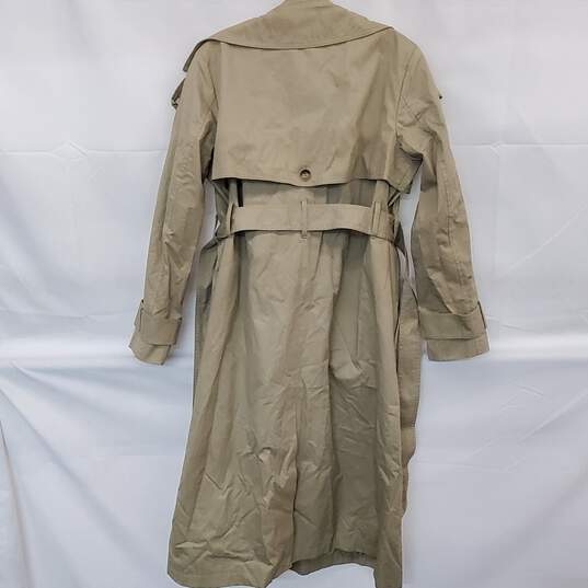 Banana Republic Tan Double Breasted Trench Coat Size S image number 2