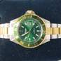 Stauer Two Toned Green Divers Watch image number 4
