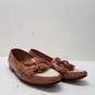 Cole Haan Brown Leather Woven Kiltie Tassel Loafers Shoes Men's Size 8.5 M image number 3