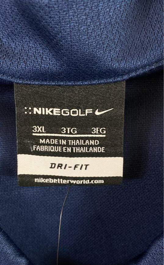 Nike Men Blue Budweiser Polo Shirt 3X image number 3