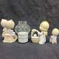 Precious Moments Figurines & Candle Holder Assorted 4pc Lot image number 2