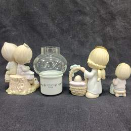 Precious Moments Figurines & Candle Holder Assorted 4pc Lot alternative image