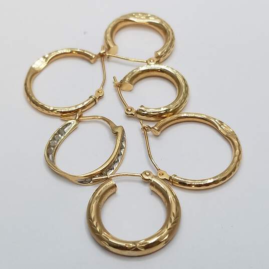 10K Gold Jewelry Scrap 6pcs. 2.9g image number 3