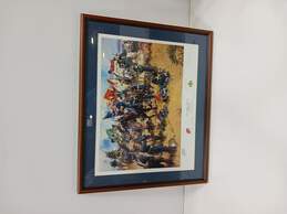 Brave Rifles Signed Numbered Print In Frame