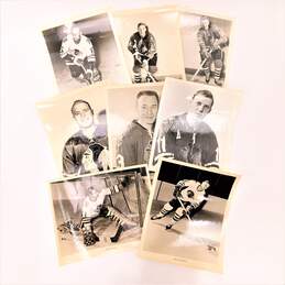 Vintage Chicago Blackhawks Black & White Hockey Photo Prints