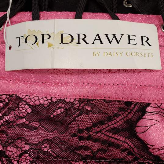 Top Drawer by Daisy Corsets Pink Corset SZ M NWT image number 5