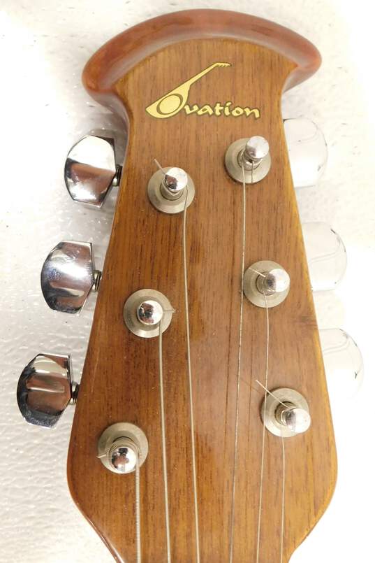 VNTG Ovation Brand 1111 Balladeer Model Acoustic Guitar w/ Ovation Brand Case image number 6