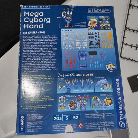 Mega Cyborg Hand Toy w/ Instruction Manual In Box image number 5