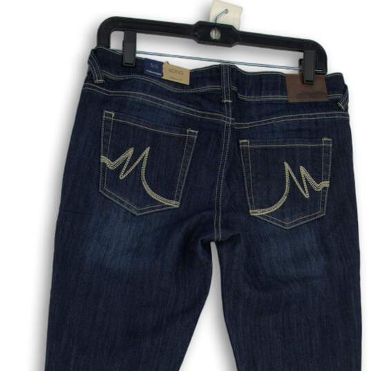 NWT Maurices Womens Blue Denim 5 Pocket Design Bootcut Leg Jeans Size 5/6 image number 4