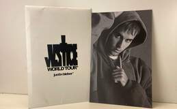 Justin Bieber Justice World Tour B&W Prints Poster
