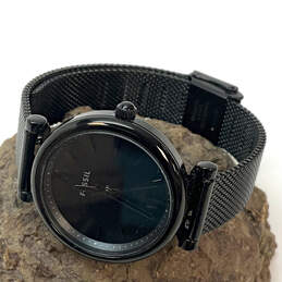 Designer Fossil ES-4613 Black Adjustable Strap Round Dial Analog Wristwatch