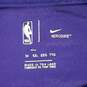 Nike Men's L.A. Lakers Lebron James Purple Pinstripe Jersey Sz. XXL image number 4