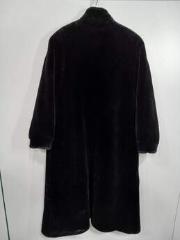 Saks Fifth Avenue Marvin Richards Faux Fur Coat Women's Size M alternative image
