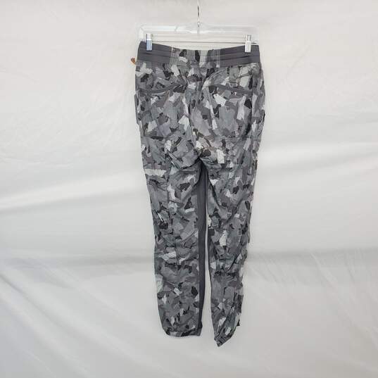 Indygena Gray Pewter Camo Print Maeto Pant WM Size S NWT image number 2