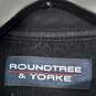 Roundtree & Yorke Black Henley Shirt Men's Size L image number 3