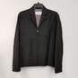 Blanc de Noirs Mens Black Long Sleeve Collared Full Zip Jacket Size 2 image number 1