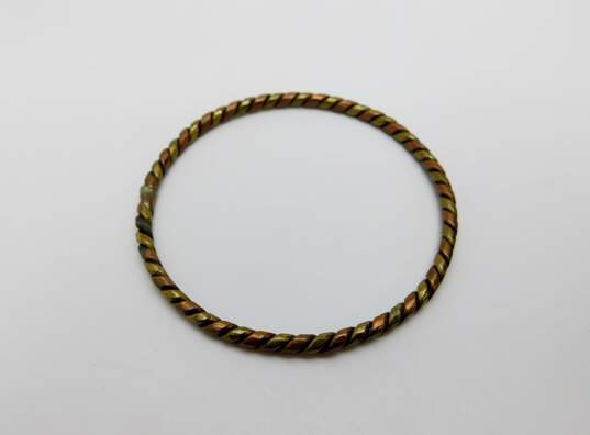VNTG Copper & Brass Twisted Bracelets image number 2