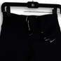 Womens Black Dri-Fit Elastic Waist Drawstring Capri Leggings Size Small image number 3