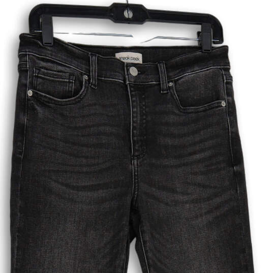 NWT Womens Black Denim Medium Wash 5-Pocket Design Bootcut Jeans Size 29 image number 3