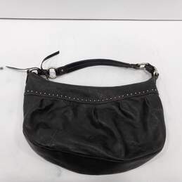 Fossil Black Studded Accent Leather Shoulder Handbag alternative image