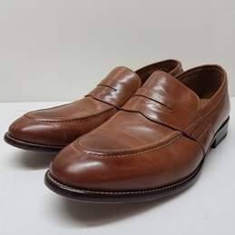 Johnston & Murphy Men's Brown Leather Penny Loafers Size 11