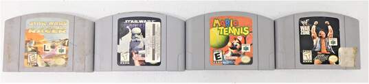 Nintendo 64 W/4 games WWF War Zone. image number 2