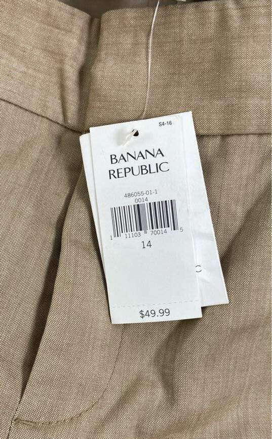 Banana Republic Beige Shorts - Size 14 image number 3