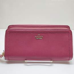 Kate Spade NY Two-Zip Leather Wallet