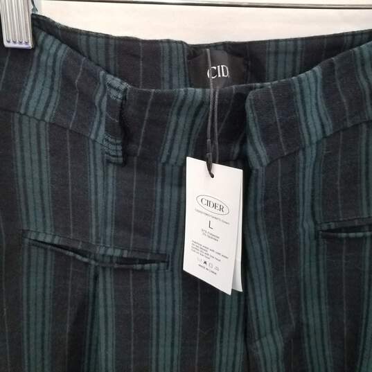Cider Green & Blue Striped Trousers NWT Size Large image number 3