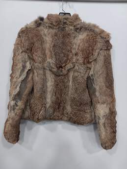 Vintage Women's Wilsons Dyed Rabbit Fur Coat Sz M alternative image