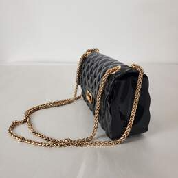 Crossi Black PVC Candy Jelly Shoulder Crossbody Bag alternative image