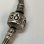 Designer Pandora 925 ALE Sterling Silver Snake Chain Bracelet With Charm image number 4