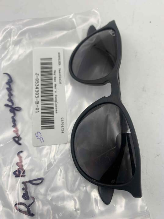 Mens Erika RB4171 Black Gradient Lens Round Sunglasses J-0534303-B-01 image number 8