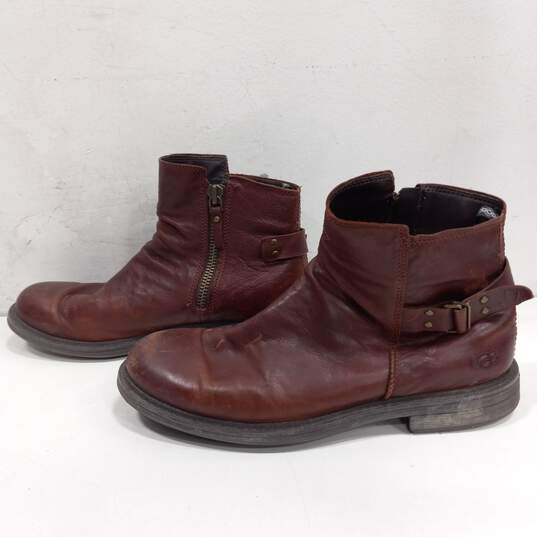 UGG Men's Morrison Brown Leather Treadlite Boots image number 2