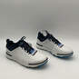 Womens Go Golf Elite Tour SL White Blue Lace-Up Sneaker Shoes Size 8.5 image number 2