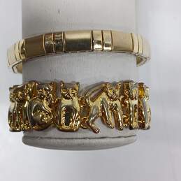 5pc Gold & Black Statement Jewelry Bundle alternative image