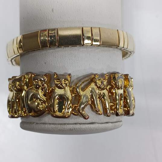 5pc Gold & Black Statement Jewelry Bundle image number 2