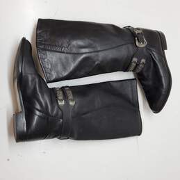 Leather Cowboy Boots Size 11 alternative image
