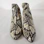 Franco Sarto Kora Snake Print Ankle Boots Beige 6 image number 1