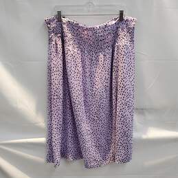 Banana Republic Lilac Smocked Skirt NWT Size XL
