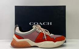 Coach Citysole Mesh Runner Red Casual Sneakers Men's Size 10