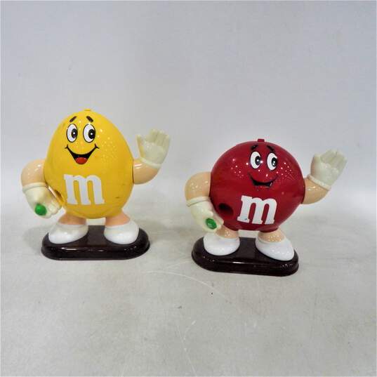 Vintage  M & M Yellow  & Red  Candy Dispenser Mars Inc image number 1