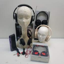 Assorted Audio Headphones Bundle Lot of 5