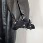Nasty Gal Women's Long Black Leather Jacket SZ 4 image number 4