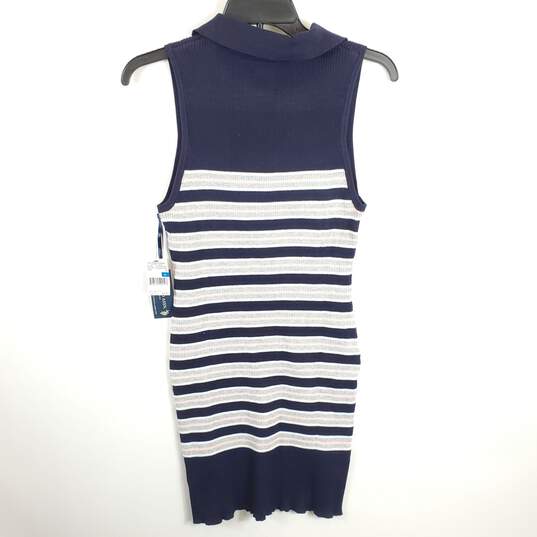 US Polo Assn. Women Blue/Grey Striped Dress XL NWT image number 2
