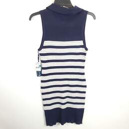US Polo Assn. Women Blue/Grey Striped Dress XL NWT alternative image