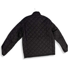 NWT Womens Black Mock Neck Long Sleeve Full-Zip Quilted Jacket Size Large alternative image