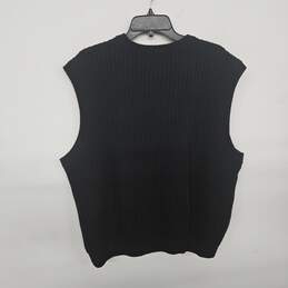 Black Knit Vest alternative image